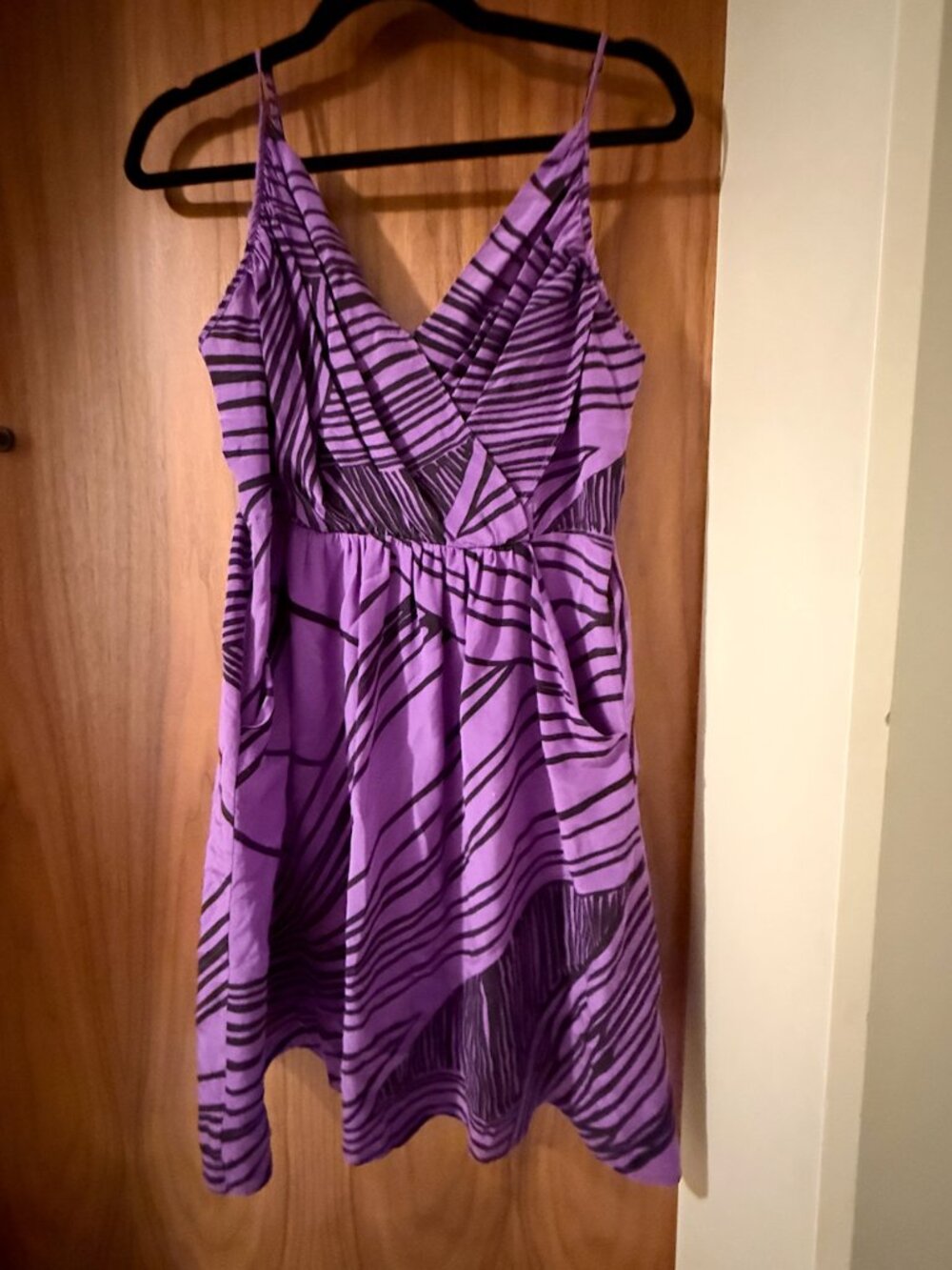 Yumi Kim silk summer dress, size large, with pockets!